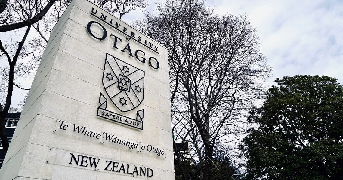 Bottom view of University of Otago
