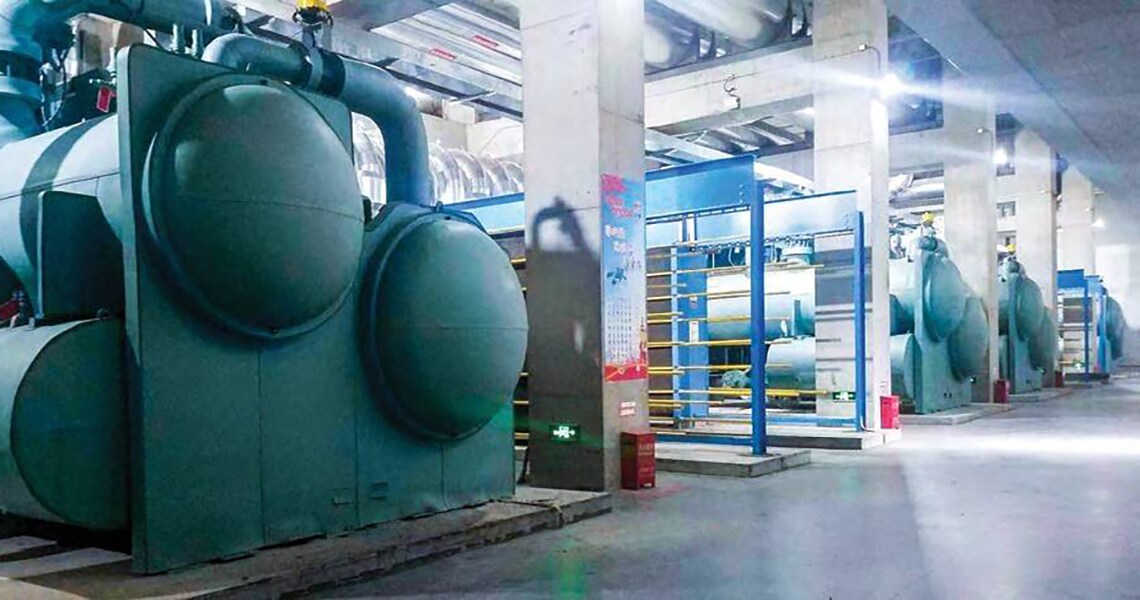 Installed Energy efficient coolers by Johnson Controls