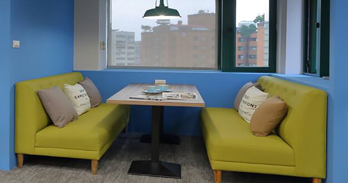 Studio cafe with sofa