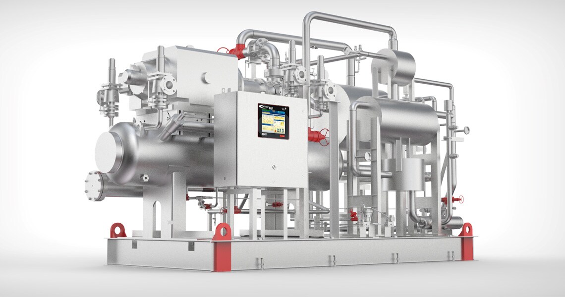 Heat pump product display