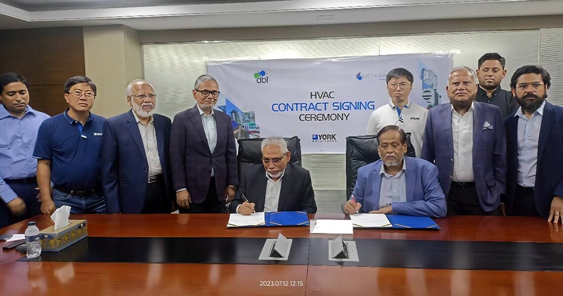HVAC Contract Signing Ceremony Photo