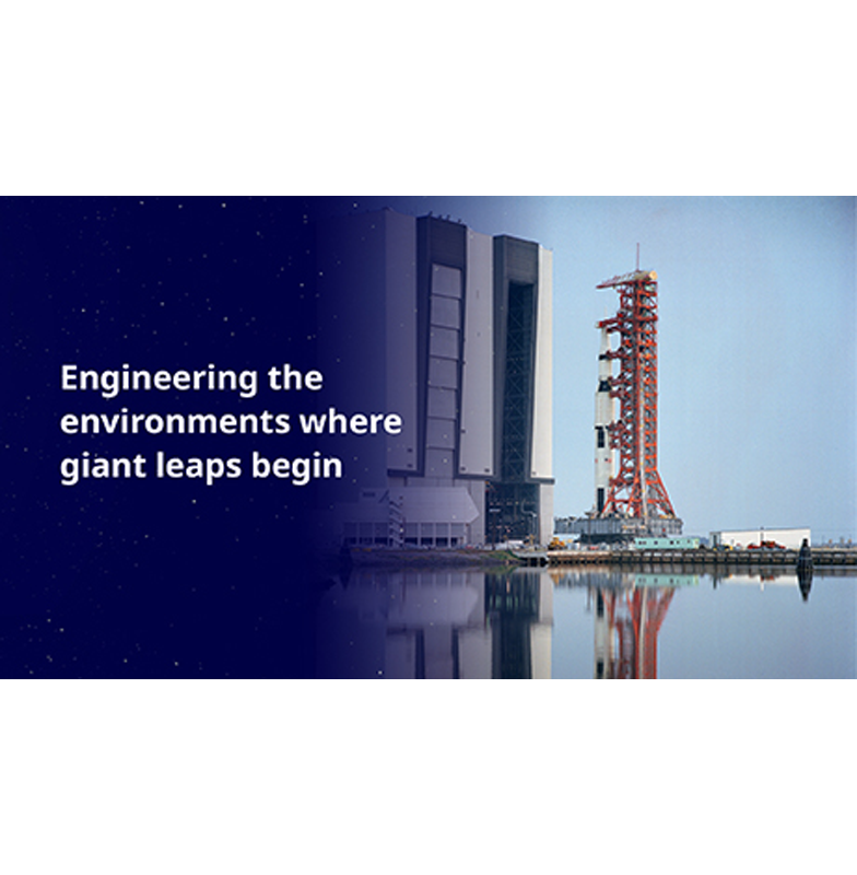 View of NASA's launch packed with a rocket docked at the station