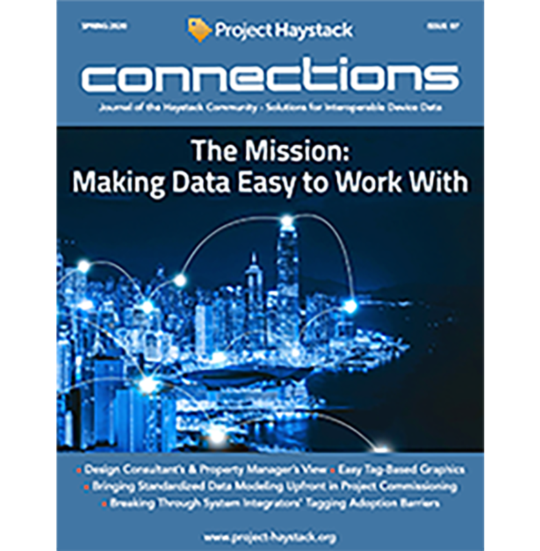 Project haystack magazine cover page