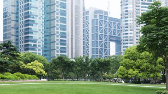 Lujiazui Financial Centre building in Shanghai, China