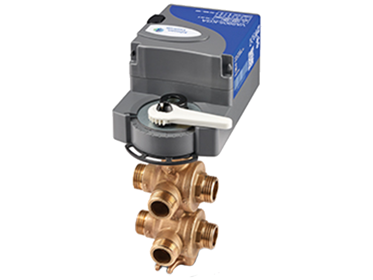 Display of Butterfly Valves with actuators products