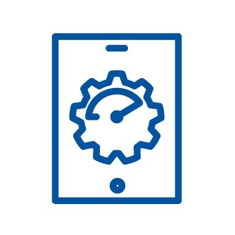 Gear icon representing performance