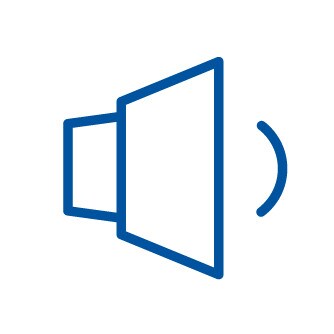 Sound control interface icon