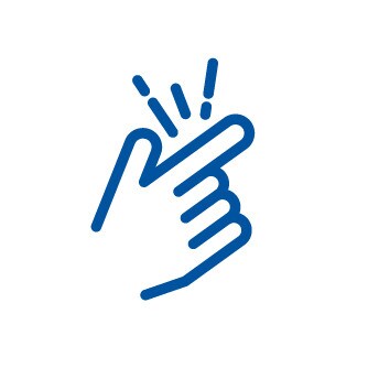 Icon of a hand snapping its fingers