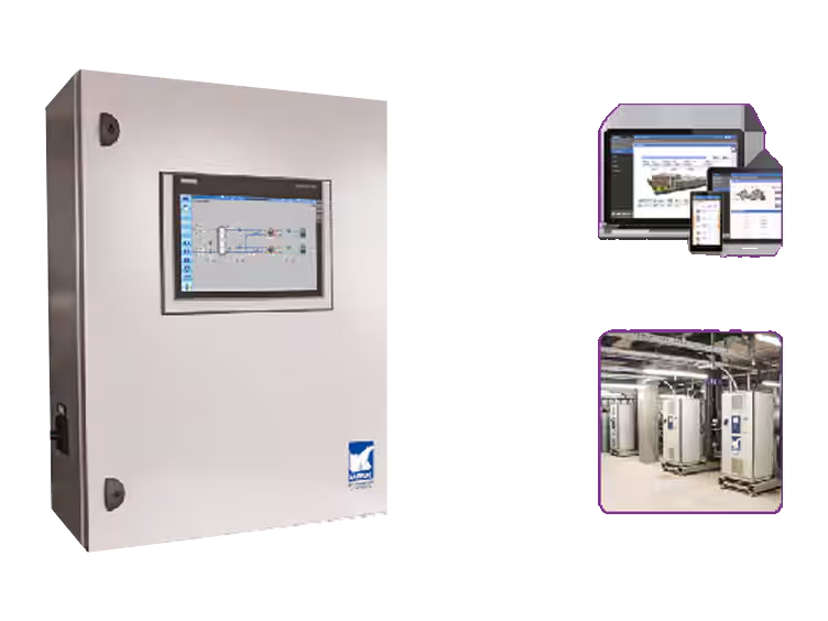 Chiller Plant Controller product and its interface features are displayed