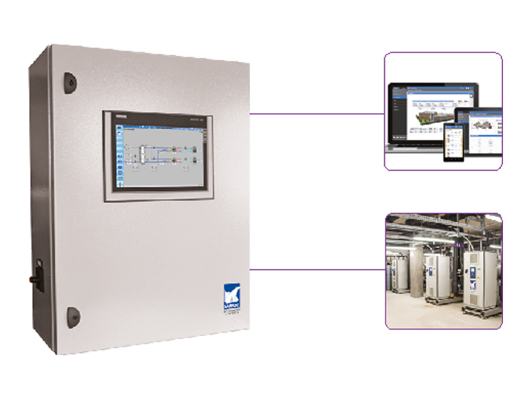 Chiller Plant Controller product and its interface features are displayed