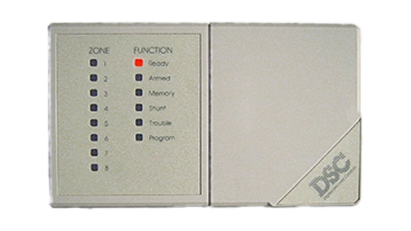 Display of an alarm keypad