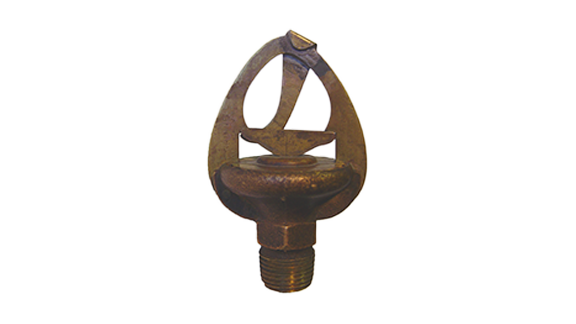 Display of a fire sprinkler head