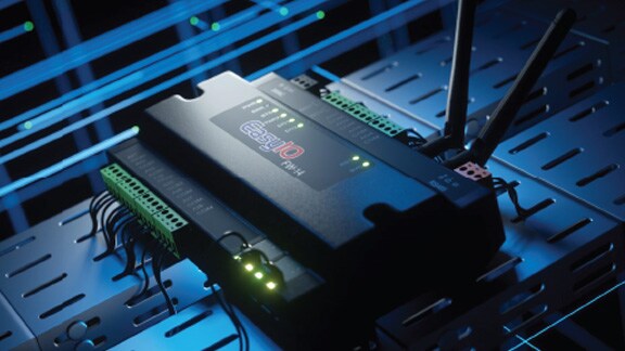 Display of an EasyIO controller component