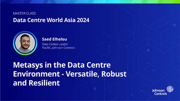 Creative for the event World Asia Data Center 2024 from Johnson Controls