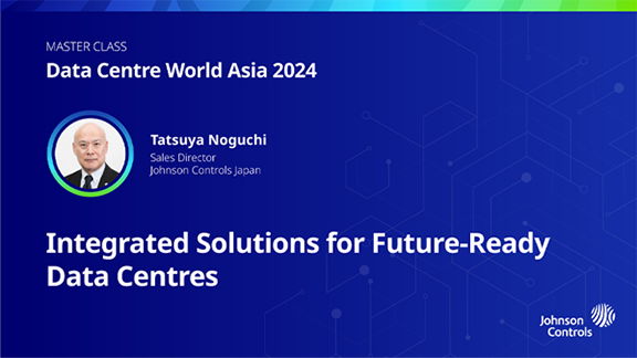 Creative for the event World Asia Data Center 2024 from Johnson Controls
