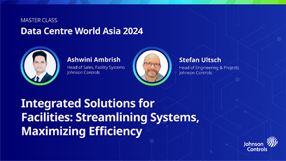 Creative for the event World Asia Data Center 2024 from Johnson Controls