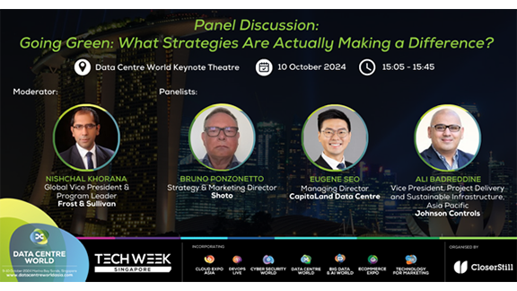 Creative related to panel discussion event from Data Center World