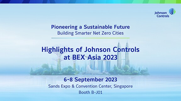Creative related to collaboration of BexAsia with Johnson Controls