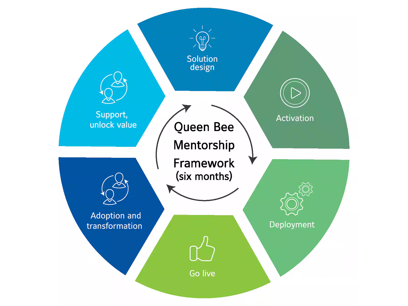 Infographic related to Queen Bee Mentorship Framework