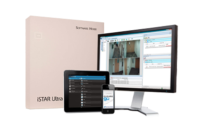 CCURE-9000 and its interface displayed on Mobile, tablet and monitor