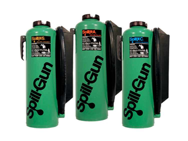 Three SPILL-GUN Applicators