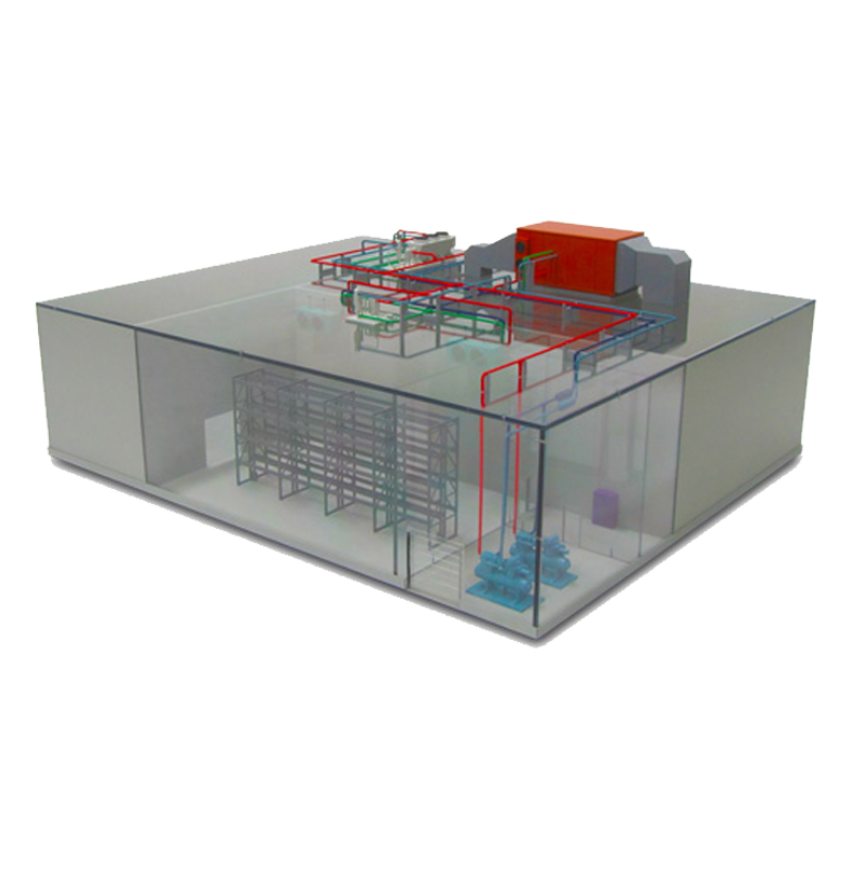 A 3D model of a Low Charge Central System