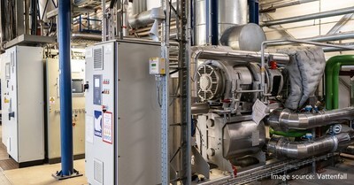 Interior of a power plant