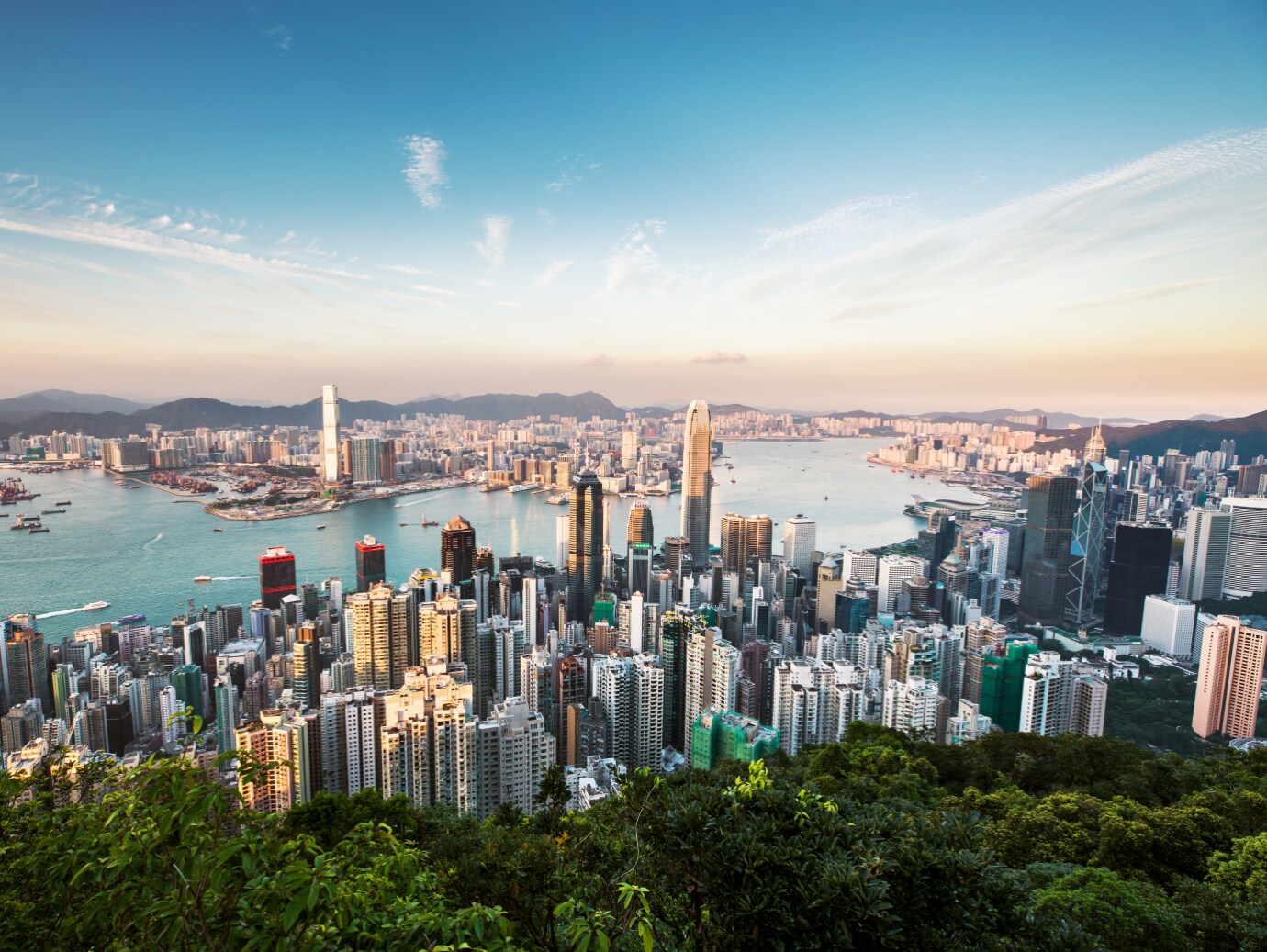 skyscrapers cityscape aerial view