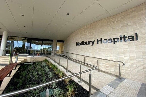 View of Modbury hospital