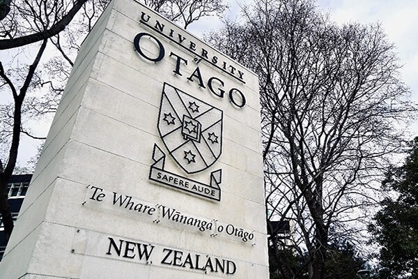Bottom view of University of Otago
