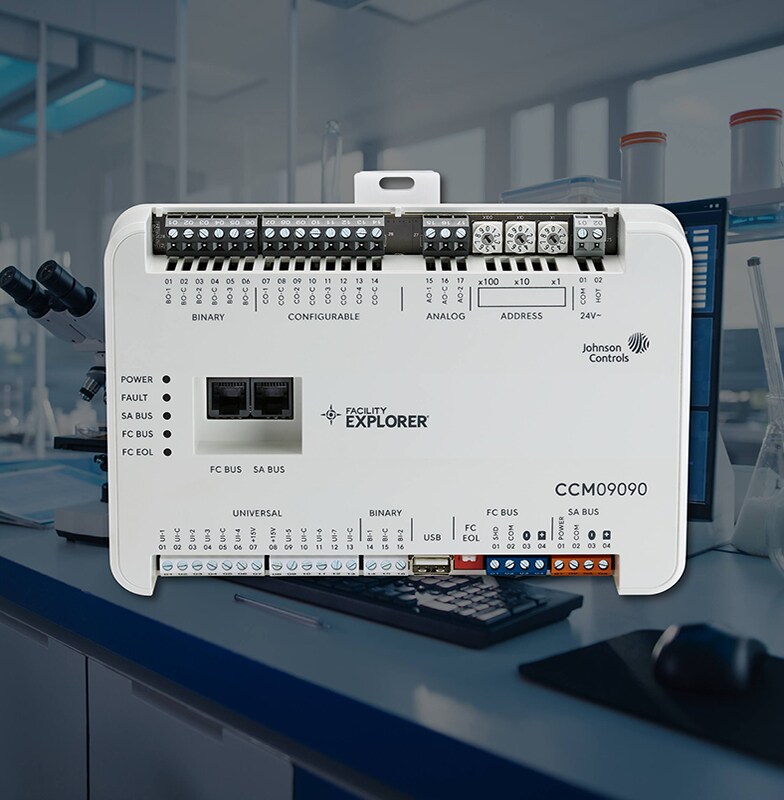 Facility Explorer hardware interface display