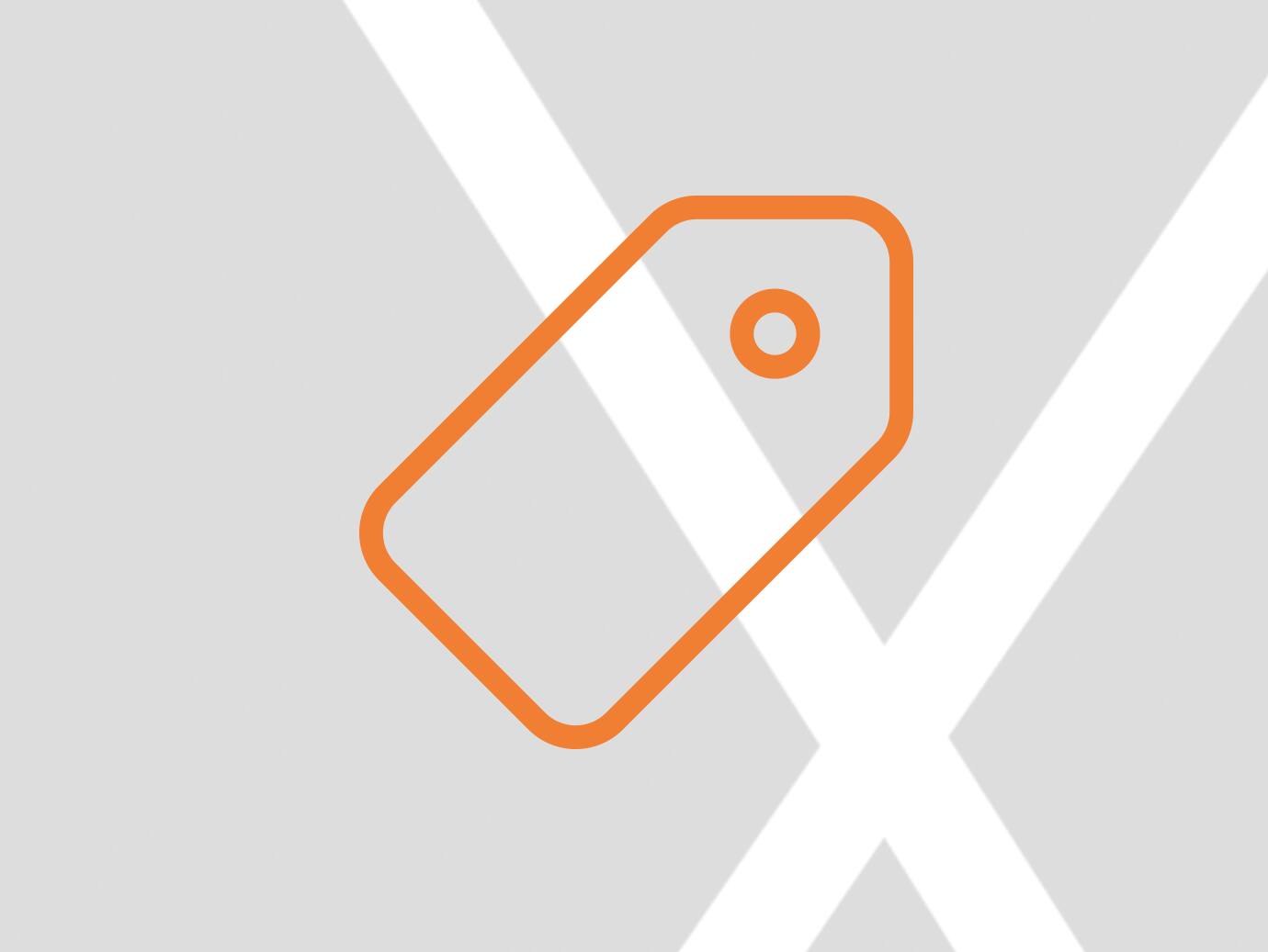 Orange tag icon